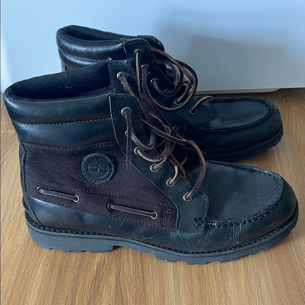 Timberland Black Leather Boots